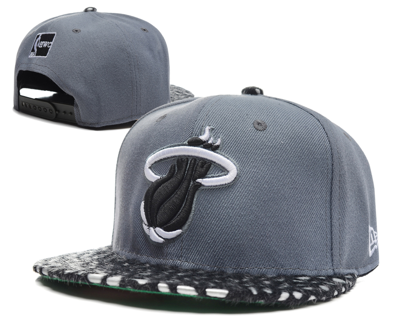 NBA Miami Heat NE Snapback Hat #237